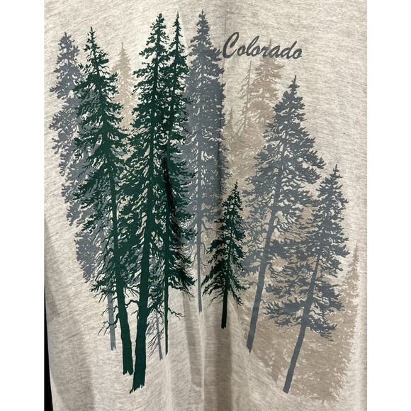 Vintage HANES heavyweight single stich collared t shirt COLORADO sz XL 46-48 *B6 - Picture 1 of 5